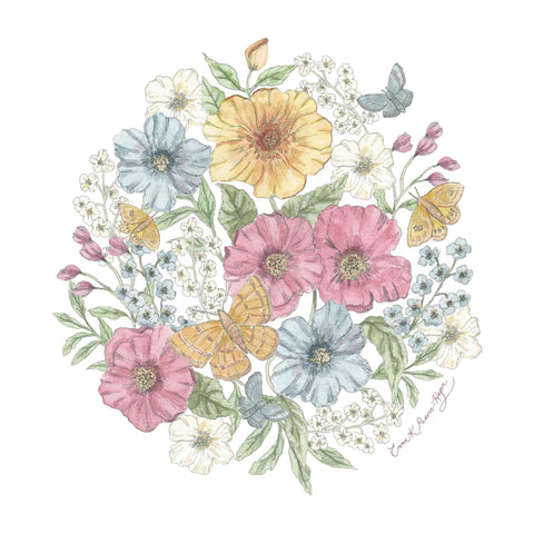 A Garden for Butterflies Cushion Cover - doodlewear