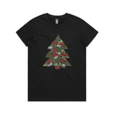 An NZ Christmas Tree tee - Christmas t shirts collection 2023 - doodlewear