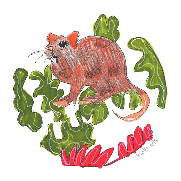Clive The Slime Rat long sleeve tee - doodlewear