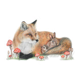 Fox & Friends Cushion Cover - doodlewear