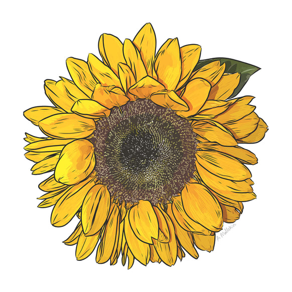 Sunflower Serenade Cushion Cover