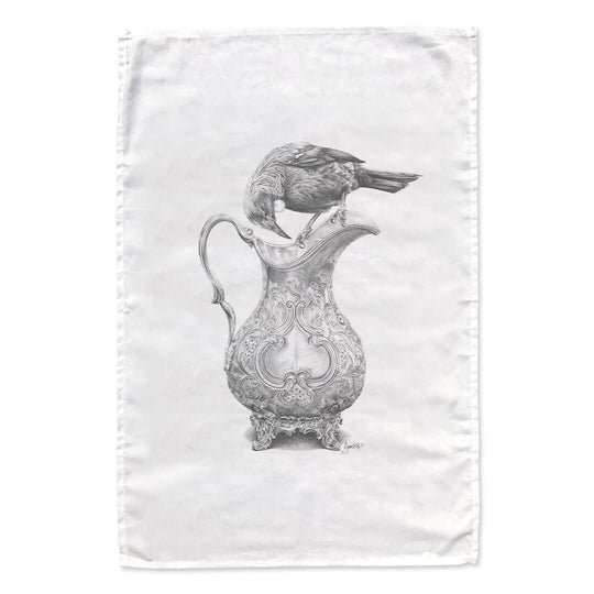 Silver Vessel tea towel - doodlewear