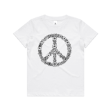 Peace Flora tee - doodlewear