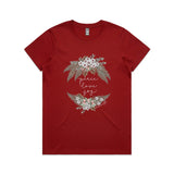 A Kiwi Wreath tee - Christmas t shirts collection 2023 - doodlewear