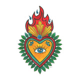 Folk Art Heart Cushion Cover - doodlewear