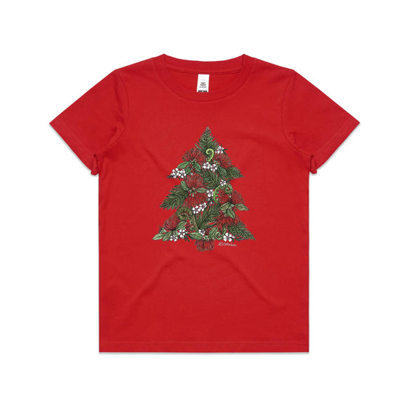 An NZ Christmas Tree tee - Christmas t shirts collection 2023