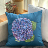 Hydrangea Harmony Cushion Cover - doodlewear