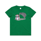 Kiwis Christmas Surprise tee - Christmas t shirts collection 2023 - doodlewear