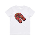 Pohutukawa Jandals tee - Christmas t shirts collection 2023 - doodlewear