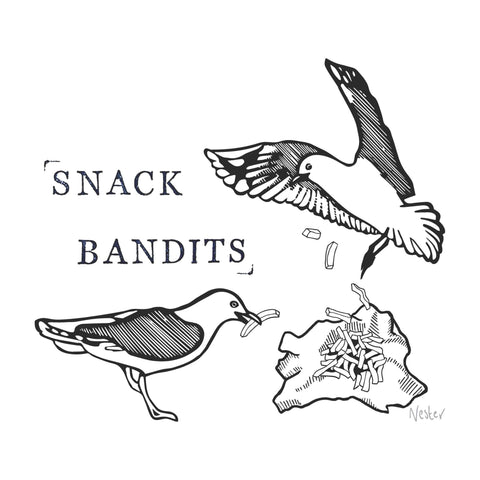 Snack Bandits tee - doodlewear