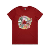 The Kiwi Christmas Wreath tee - Christmas t shirts collection 2023