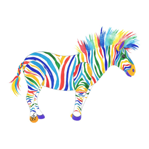 Patchwork Zebra tee - doodlewear