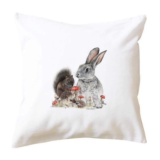 Bunny & Friends Cushion Cover - doodlewear