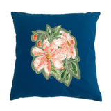 Peach & Sage Florals Cushion Cover