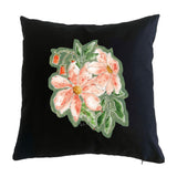 Peach & Sage Florals Cushion Cover