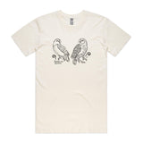Forest Parrots: Kakariki and Kea Bird tee - doodlewear