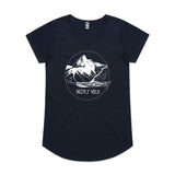 Deeply Wild Snowy Mountains tee - doodlewear