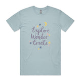 Explore, Wonder, Create tee - doodlewear