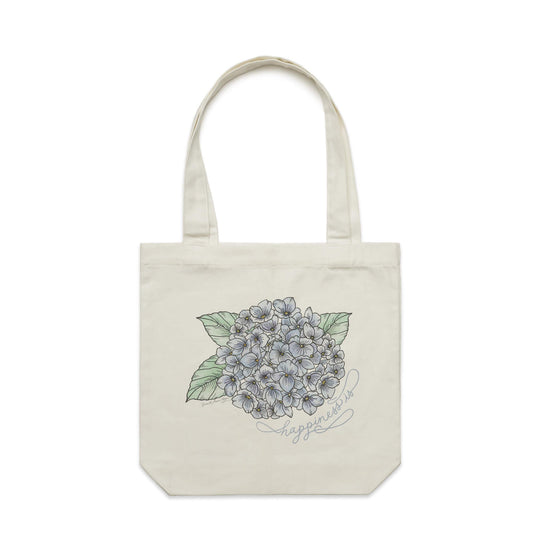 Happiness Is artwork tote bag