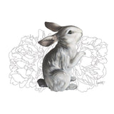 Vintage Bunny artwork tote bag - doodlewear