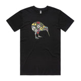 Colourful Kiwi Flora tee - doodlewear