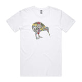 Colourful Kiwi Flora tee - doodlewear