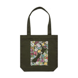 Colourful Sea Of Flowers artwork tote bag - doodlewear