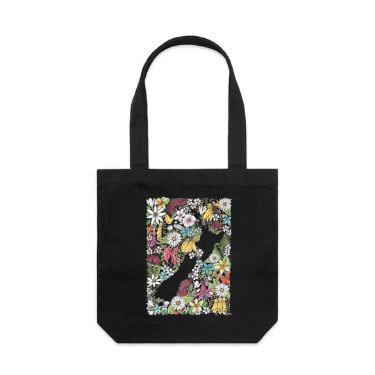 Colourful Sea Of Flowers artwork tote bag