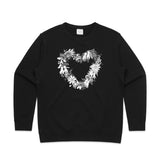 Monochromatic Heart of NZ crew - doodlewear