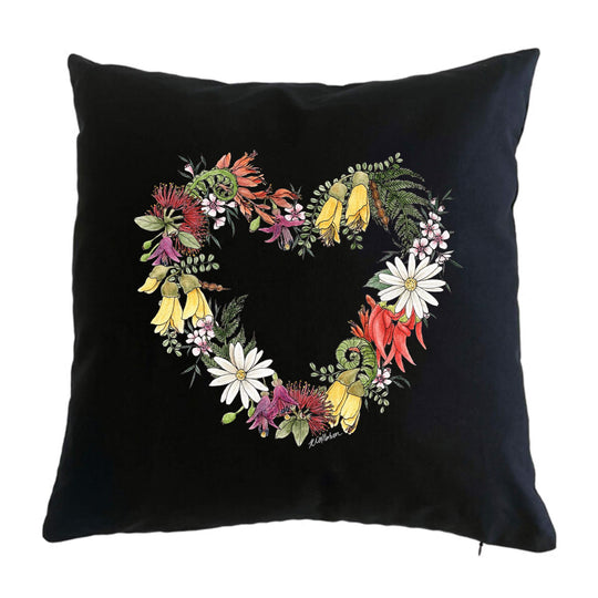 Heart of NZ Cushion Cover - doodlewear