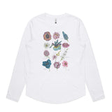 Wonderful Blooms long sleeve tee - doodlewear