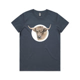 Handsome Highland Cow tee