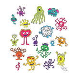 Slightly Worried Monsters tee - doodlewear