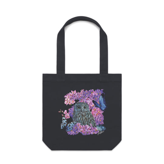 Night Blossoms artwork tote bag - doodlewear
