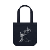 Over the Moon artwork tote bag