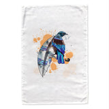 Rainy Day Tui tea towel - doodlewear