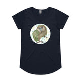Kakapo in Bloom tee - doodlewear