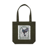 Tui Stamp artwork tote bag - doodlewear