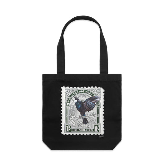Tui Stamp artwork tote bag