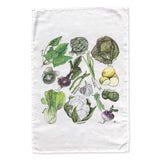 Veggie Medley tea towel - doodlewear