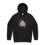 Midnight Moth hoodie - doodlewear
