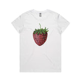 The Big Strawberry tee - art for a cause - doodlewear