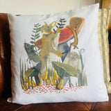 If You Go Down To The Woods Today Cushion Cover - doodlewear