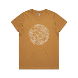 Around in Circles Bees tee