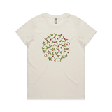 Xmas Berries & Leaves tee - Christmas t shirts collection - doodlewear