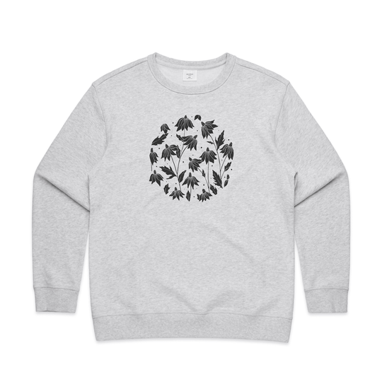 Wild Echinacea crew - doodlewear