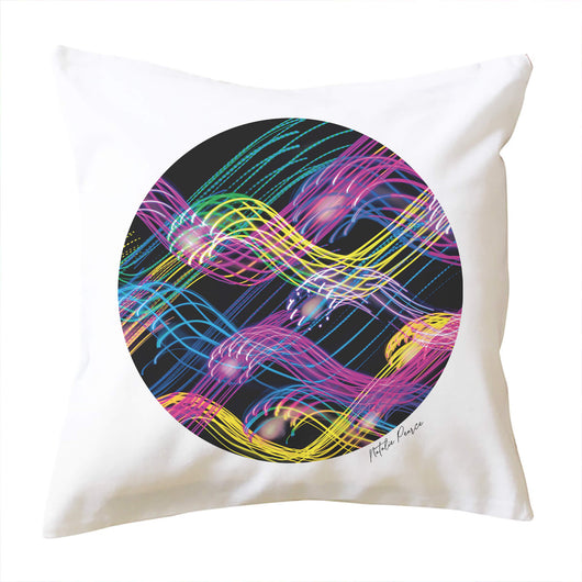 Colourful Comets Cushion Cover