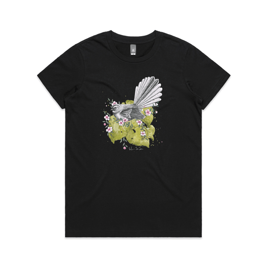 Floral Fantail tee