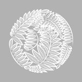 "Botanical Lace" botanical artwork by artist Anna Mollekin