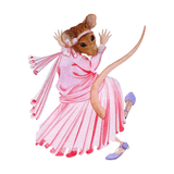 Jitterbugging Mouse tee - doodlewear